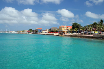 Fototapeta na wymiar Port Kralendijk na Bonaire