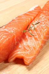 pavet de saumon frais