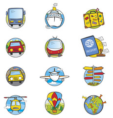 Icone viaggi © Graficadbp