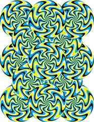 Photo sur Plexiglas Psychédélique Mystic Marbles Mania (illusion de mouvement - format vertical)