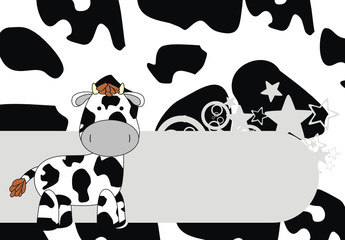 cow cartoon background2