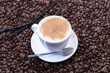 Cup of cappuccino