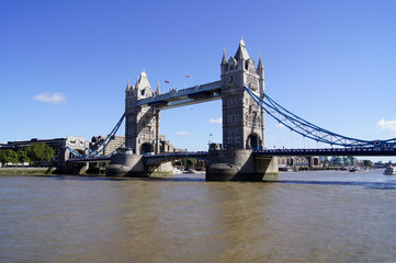 Fototapeta na wymiar Tower Bridge In The City Of London