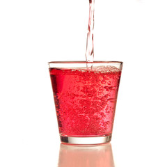 red liquid splash
