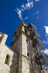 Fototapeta na wymiar Catedral de Alcala de Henares, in rehabilitation