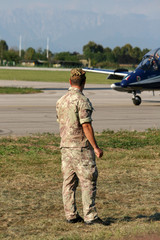 Naklejka premium soldier
