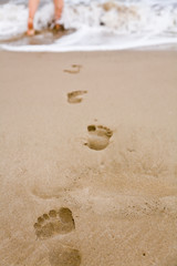 Caminante hacia el mar