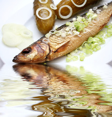 geräucherter Fisch