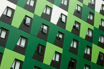 Green Unit Building angled