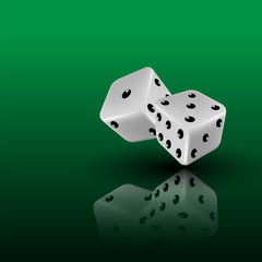 background with dices