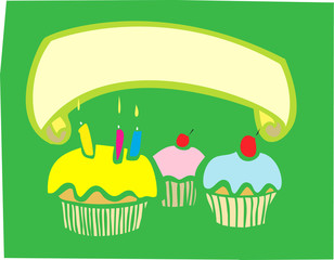Cupcake Banner