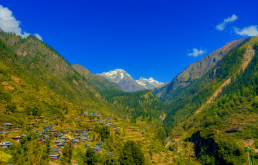 Fototapeta na wymiar Parvati Valley, Północne Indie