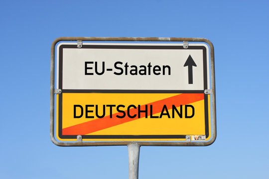 EU Staaten Schild 