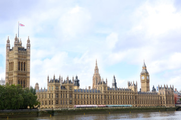 Fototapeta na wymiar Houses of Parliament, London, Wielka Brytania