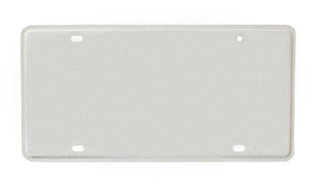 Fototapeta blank license plate