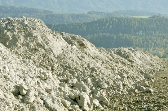 Aushubmaterial Schotter