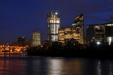 Naklejka premium Calgary sklyline