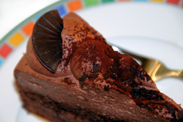 Ein Stück Schokosahnetorte