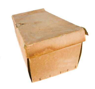 old cardboard box