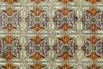 Portuguese glazed tiles