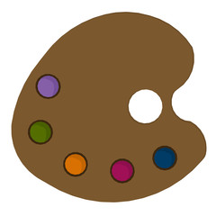 Art Palette Illustration