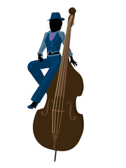 African American Jazz Illustration