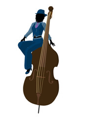 African American Jazz Illustration