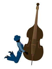 African American Jazz Illustration