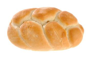 bread on a white background