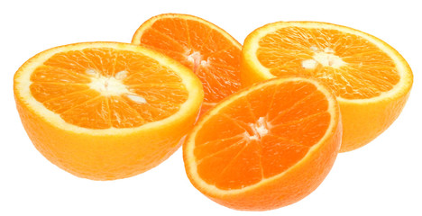 Orange and tangerine slices.