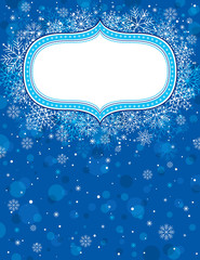 blue christmas background, vector