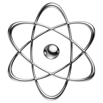 Symbole atome de chrome