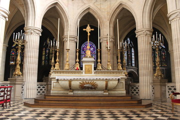 Autel de l'église Saint Germain l'Auxerrois à Paris
