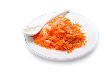 Carrot isolated on white