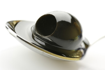 Black olive close-up