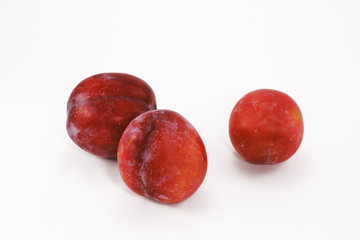 Rote Pflaumen