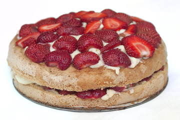 Gâteau aux fraises