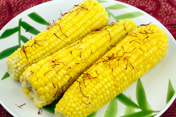 Corn Cobs Butter Saffron