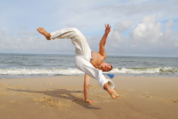 capoeira dancer