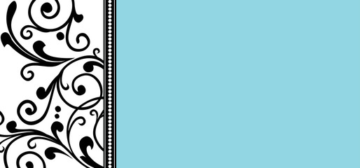 Hochzeitskarte in türkis