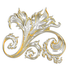 Ornament Gold-Silber 1