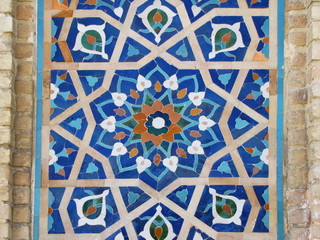 design detail of uzbekistan monument