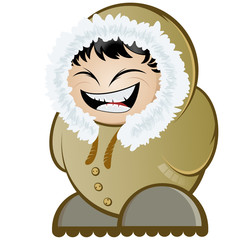 eskimo cartoon lustig