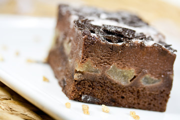 Schoko-Birnen-Kuchen