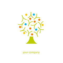 logo entreprise, arbre