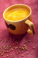 Cream of pumpkin soup