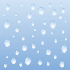 water drops background - vector illustration
