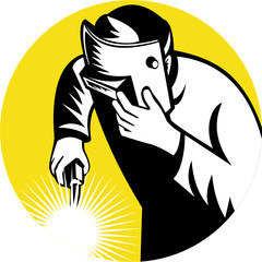 welder worker welding