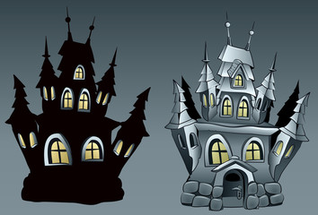 Spukschloss (mit Clippfad)