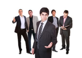 Business team isolated